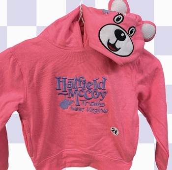 Pink Bear Hoodie #322